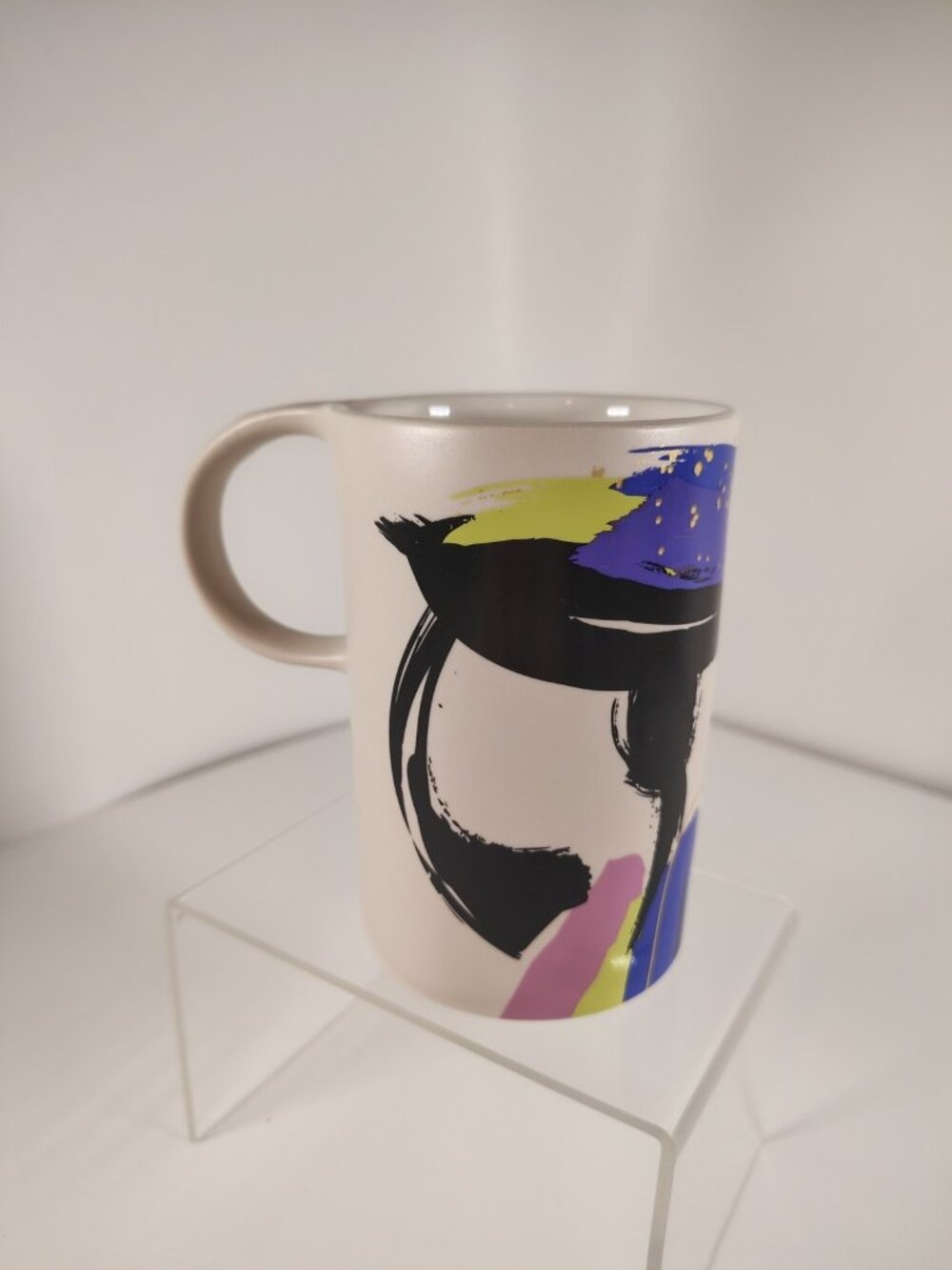 STARBUCKS Reserve 10 oz Ceramic Coffee MUG Rwanda Star R Multicolor  Abstract